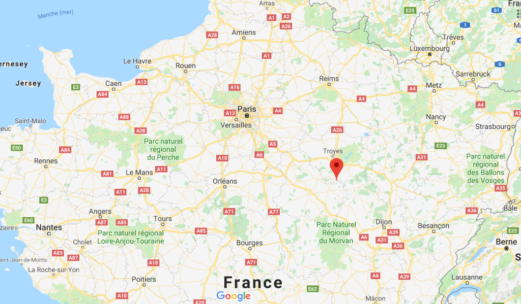 localisation sud aube La ferme Jesse est situé au sud aube