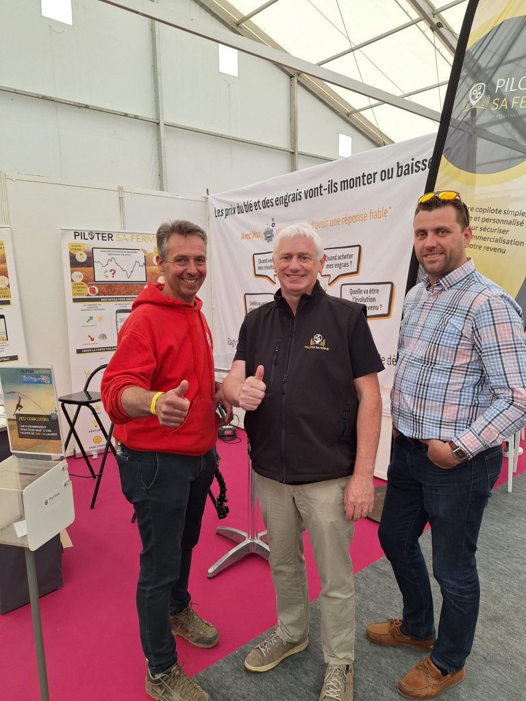 Thierry Agriculteur d'Aujourd'hui et Piloter Sa Ferme au Salon Terres en Fête 2024